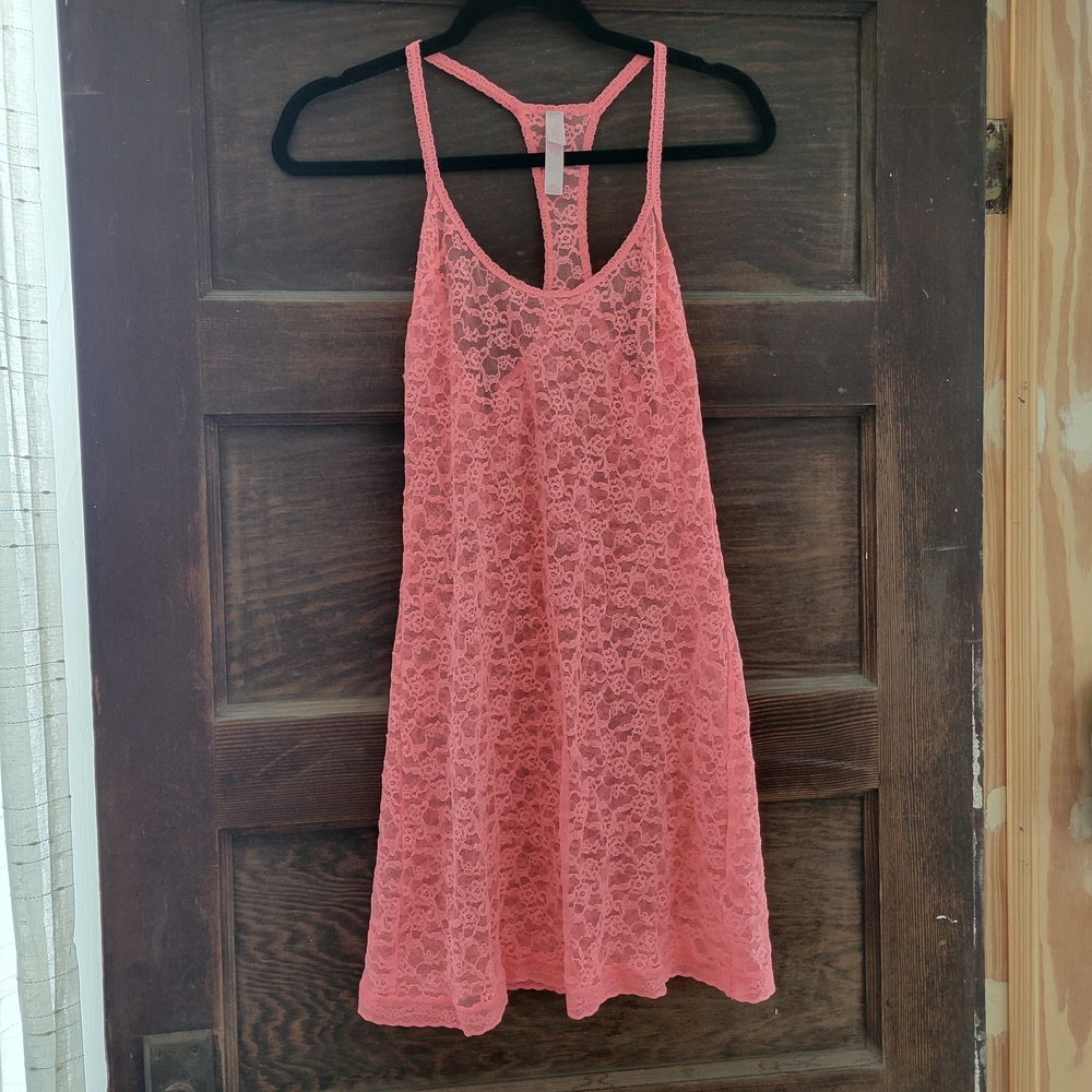 Victoria's Secret Coral Lace Lingerie